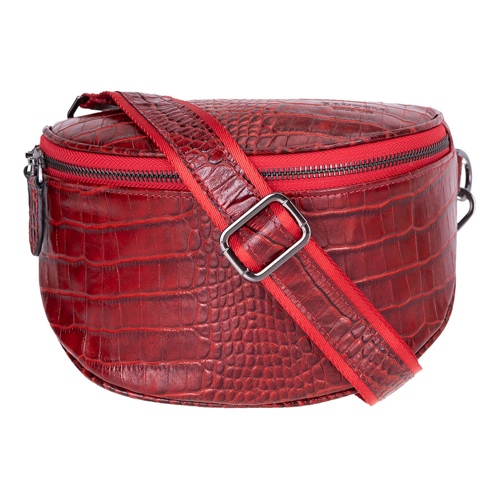 Alora Leren Crossbody Tas