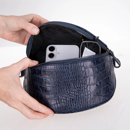 Alora Leren Crossbody Tas