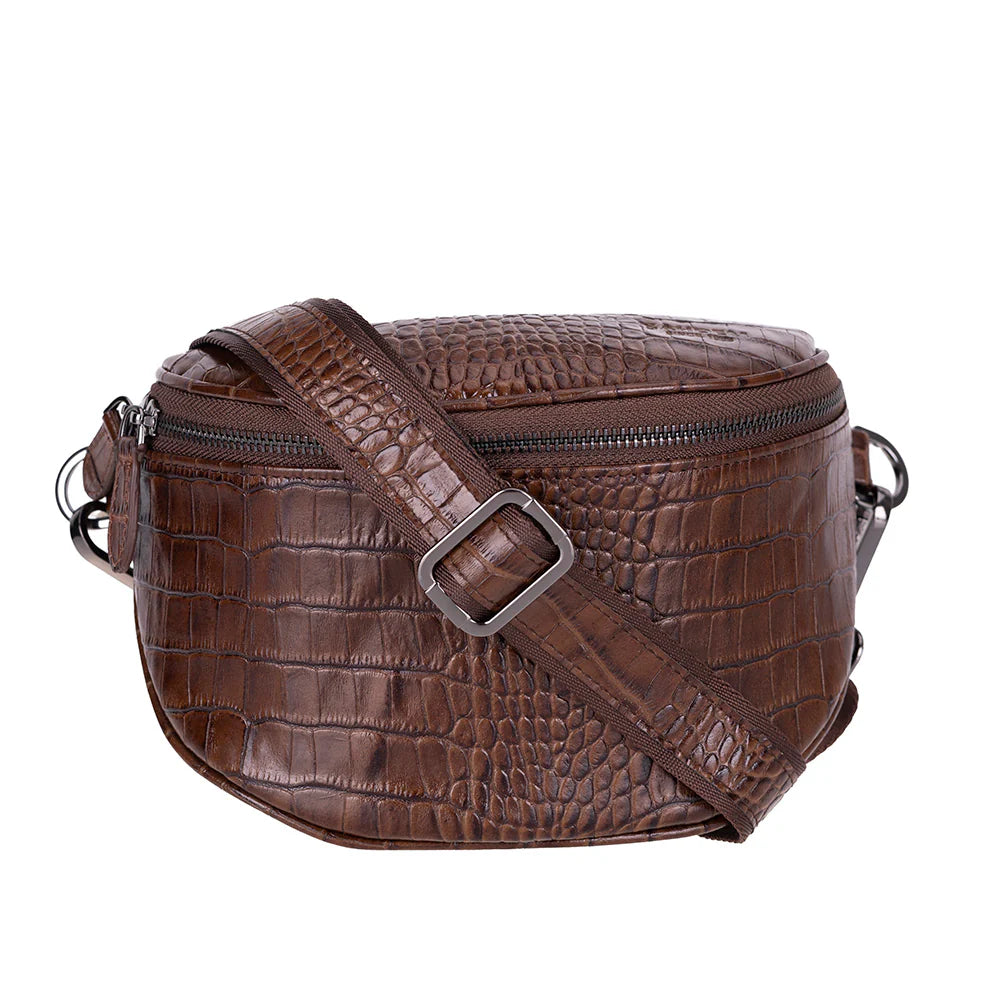 Alora Leren Crossbody Tas
