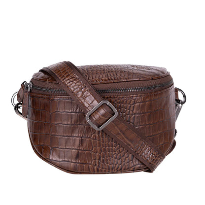 Alora Leren Crossbody Tas