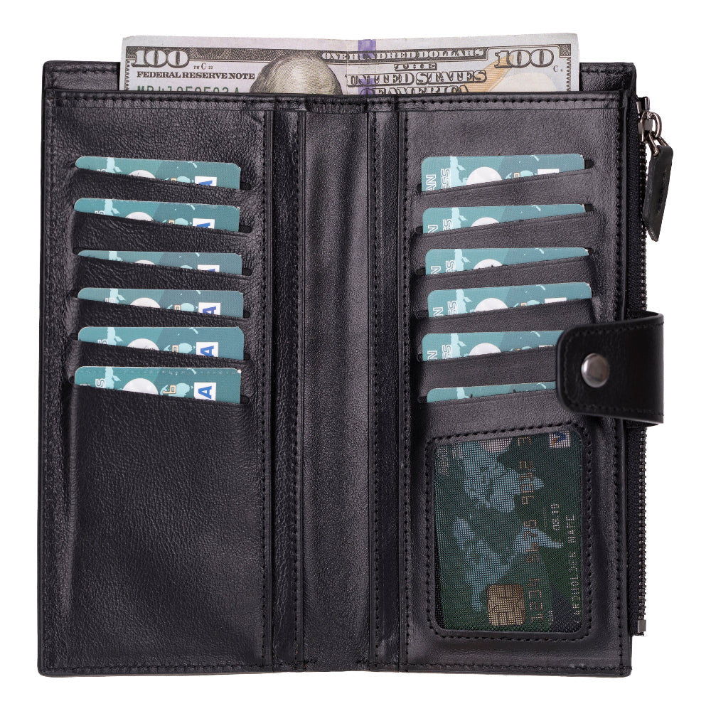 Lozan Hanger Leren Portemonnee