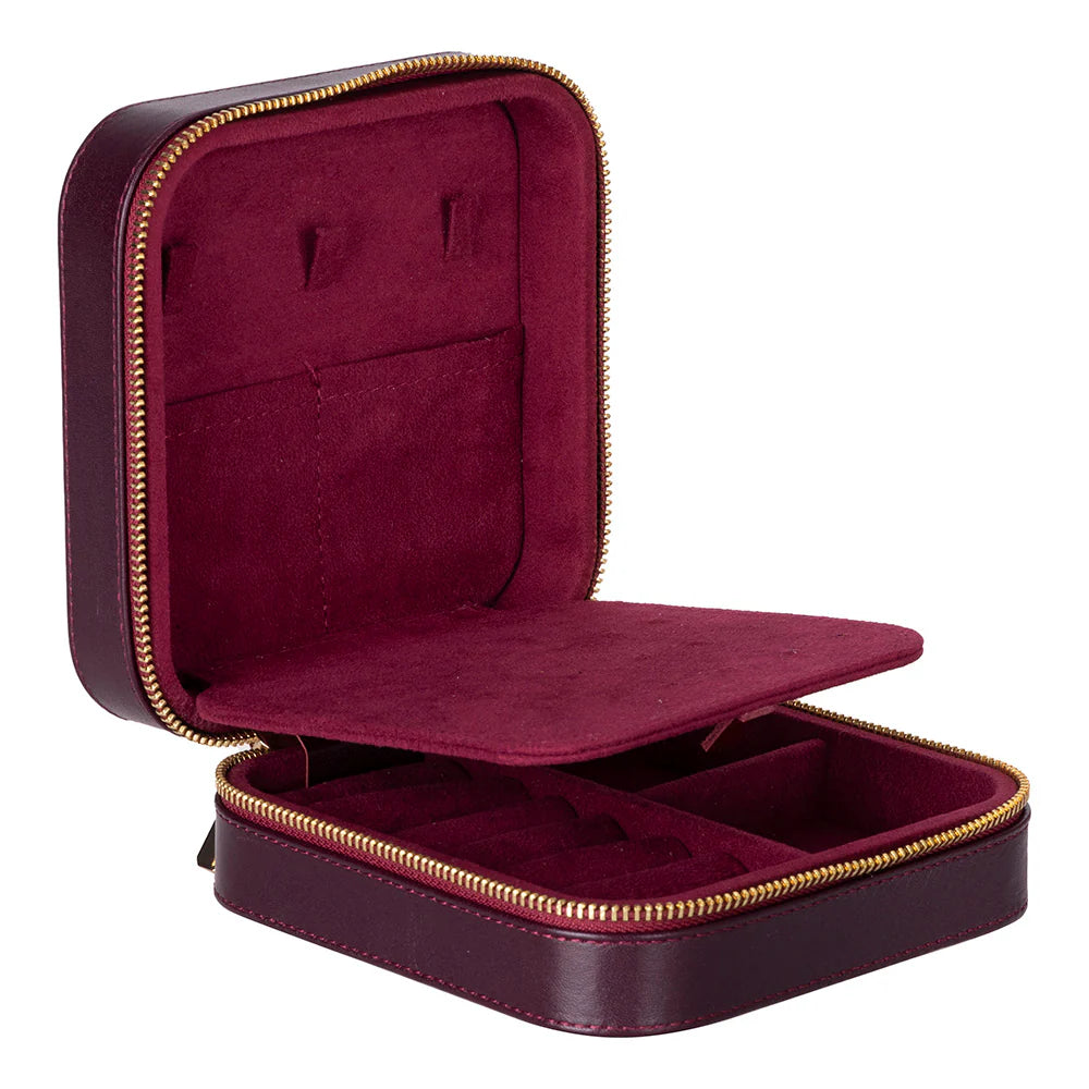 Amanda leren sieradendoos, groot