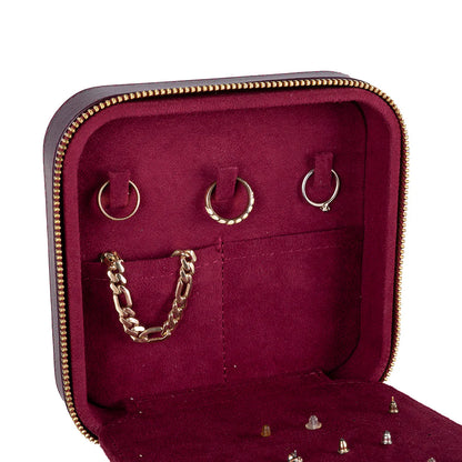 Amanda leren sieradendoos, groot