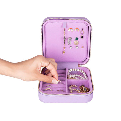 Amanda leren sieradendoos, groot