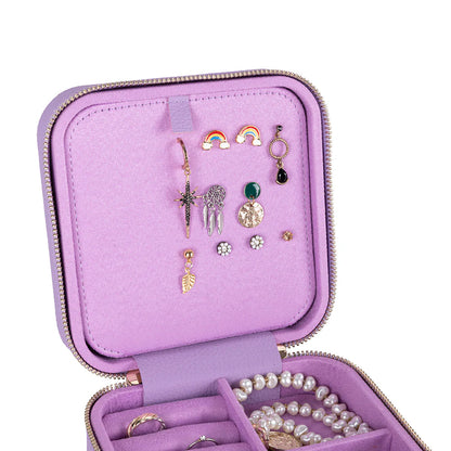 Amanda leren sieradendoos, groot