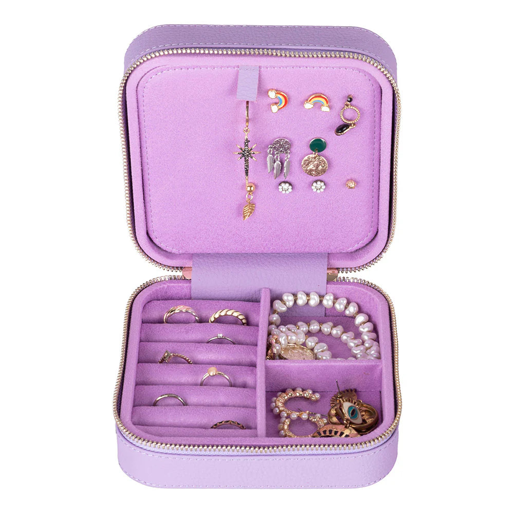 Amanda leren sieradendoos, groot