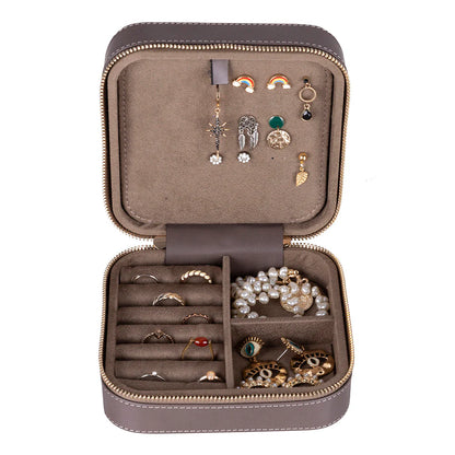 Amanda leren sieradendoos, groot