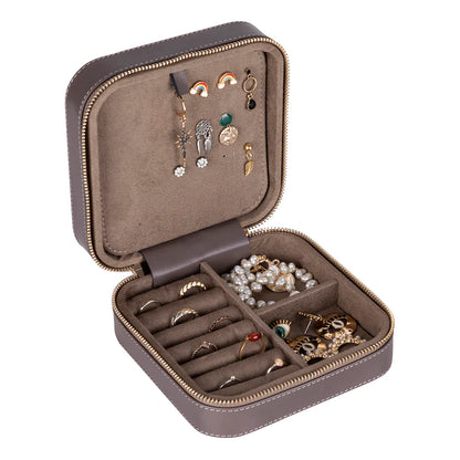 Amanda leren sieradendoos, groot