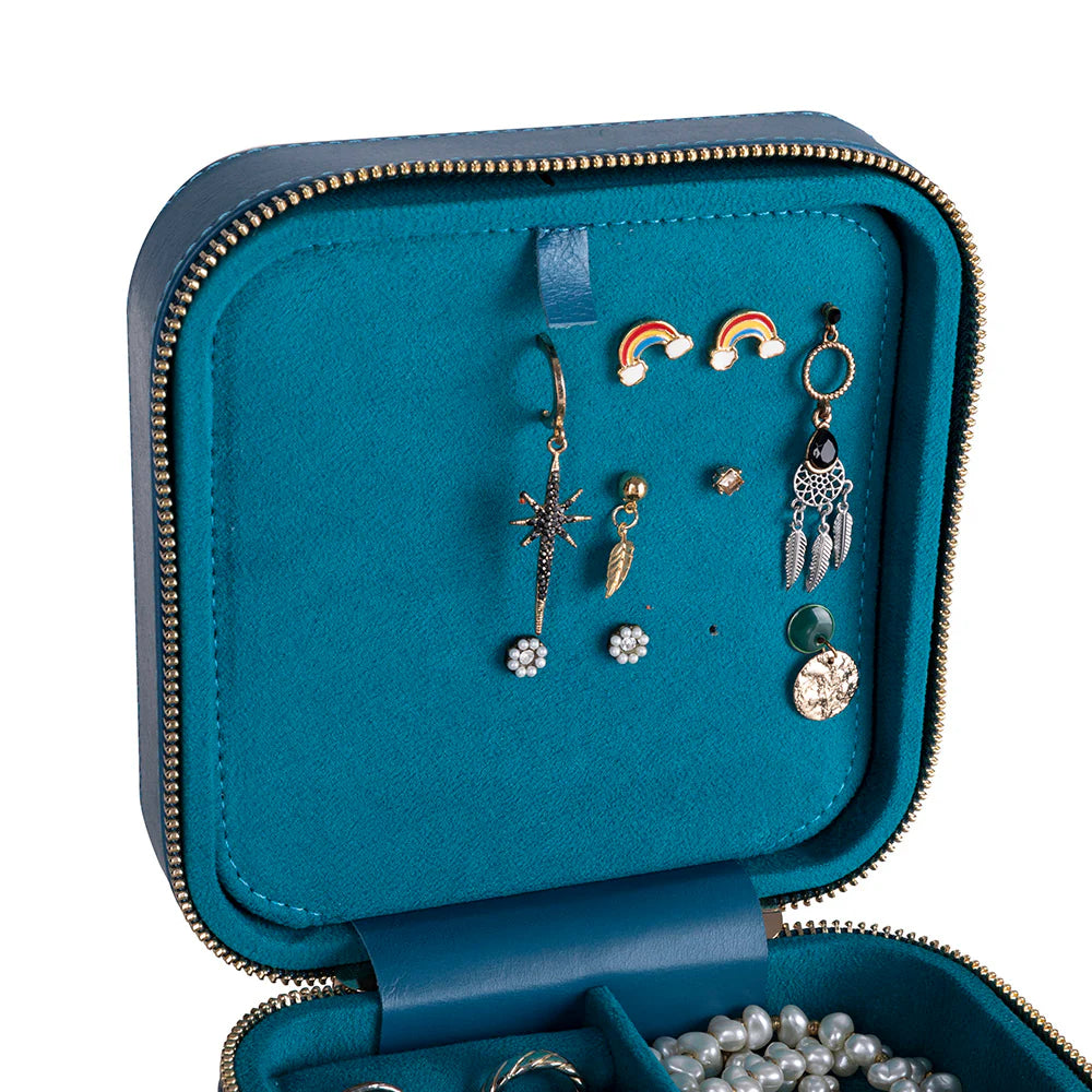 Amanda leren sieradendoos, groot