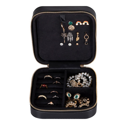 Amanda leren sieradendoos, groot