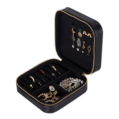 Amanda leren sieradendoos, groot