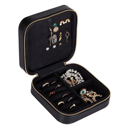 Amanda leren sieradendoos, groot