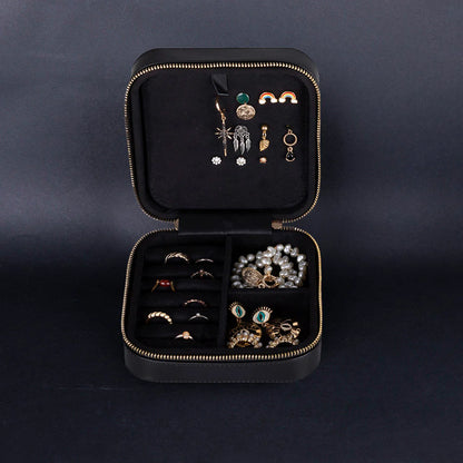 Amanda leren sieradendoos, groot