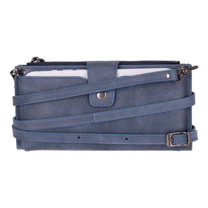 Lozan Leren Crossbody Portemonnee met Riem