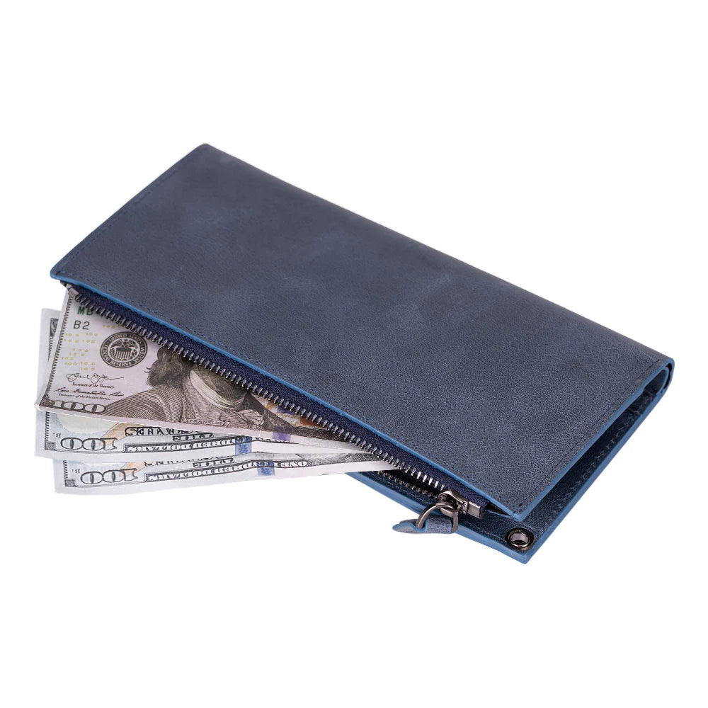 Lozan Leren Crossbody Portemonnee met Riem