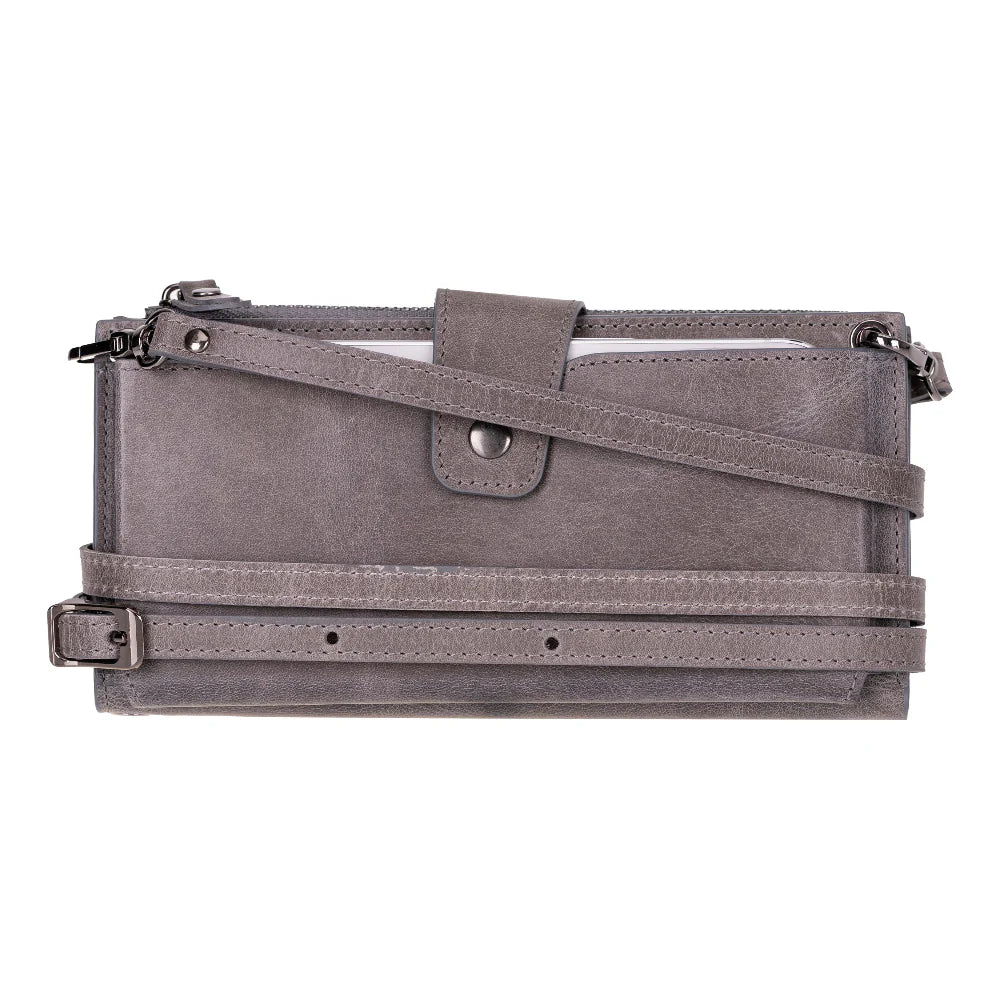 Lozan Leren Crossbody Portemonnee met Riem