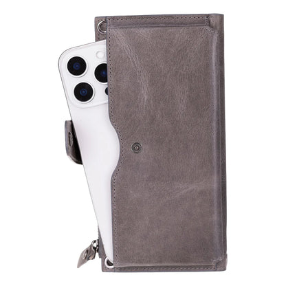 Lozan Leren Crossbody Portemonnee met Riem