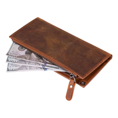 Lozan Leren Crossbody Portemonnee met Riem