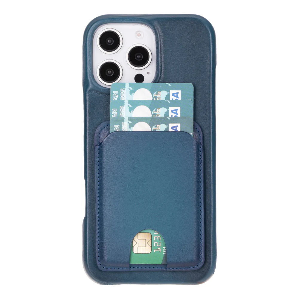 MagFit Lederen Magnetische Kaarthouder