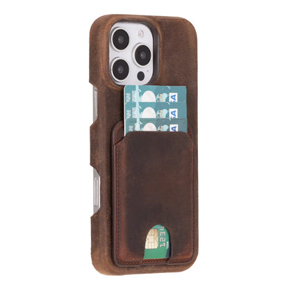 MagFit Lederen Magnetische Kaarthouder