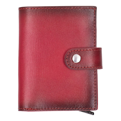 Palertag Leather Mechanical Card Holder Bouletta