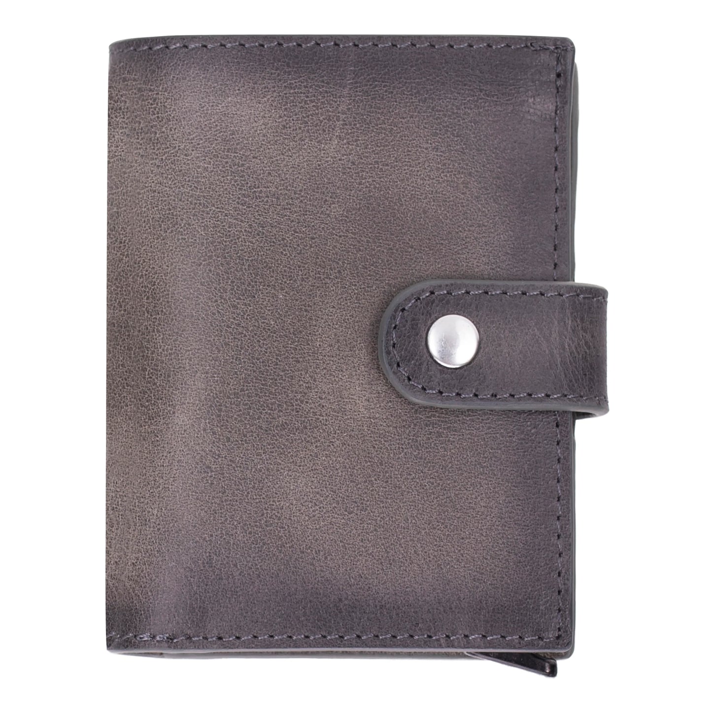 Palertag Leather Mechanical Card Holder Bouletta