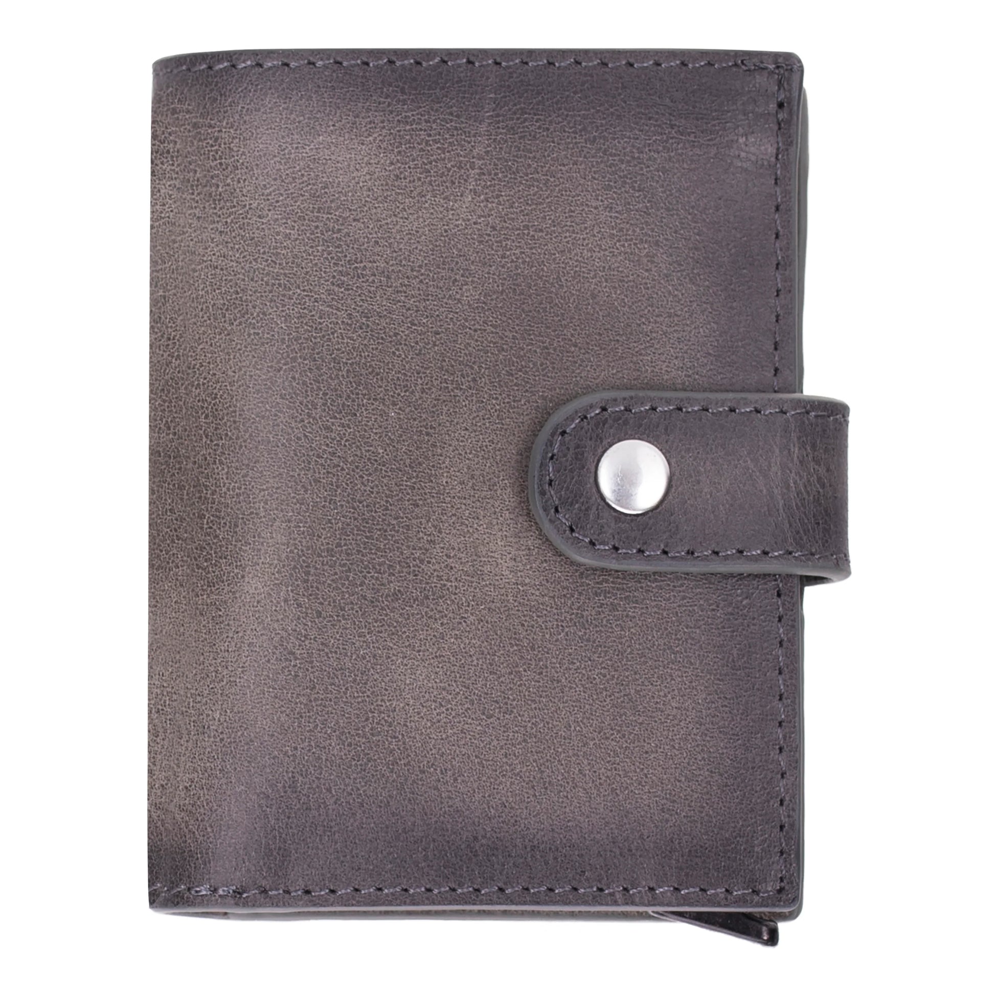 Palertag Leather Mechanical Card Holder Bouletta