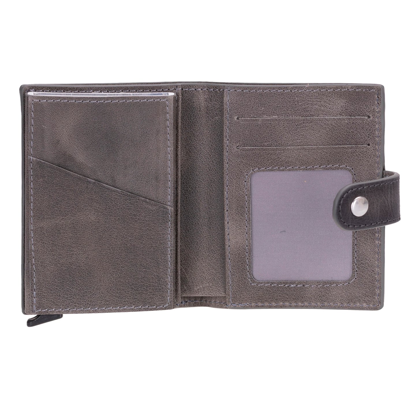 Palertag Leather Mechanical Card Holder Bouletta