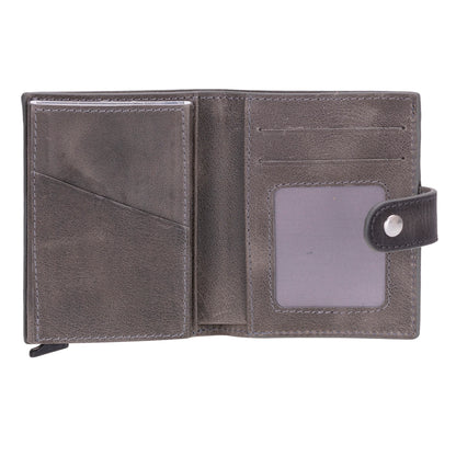 Palertag Leather Mechanical Card Holder Bouletta