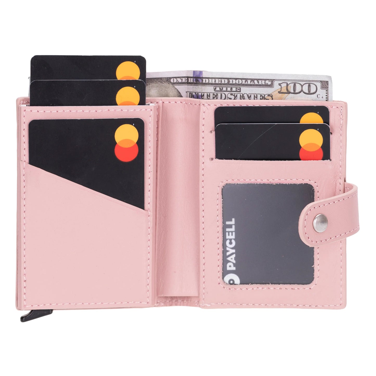 Palertag Leather Mechanical Card Holder Bouletta