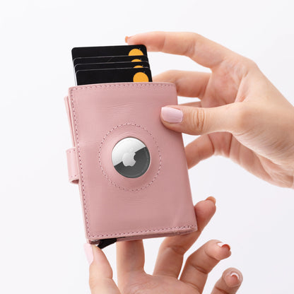 Palertag Leather Mechanical Card Holder Bouletta