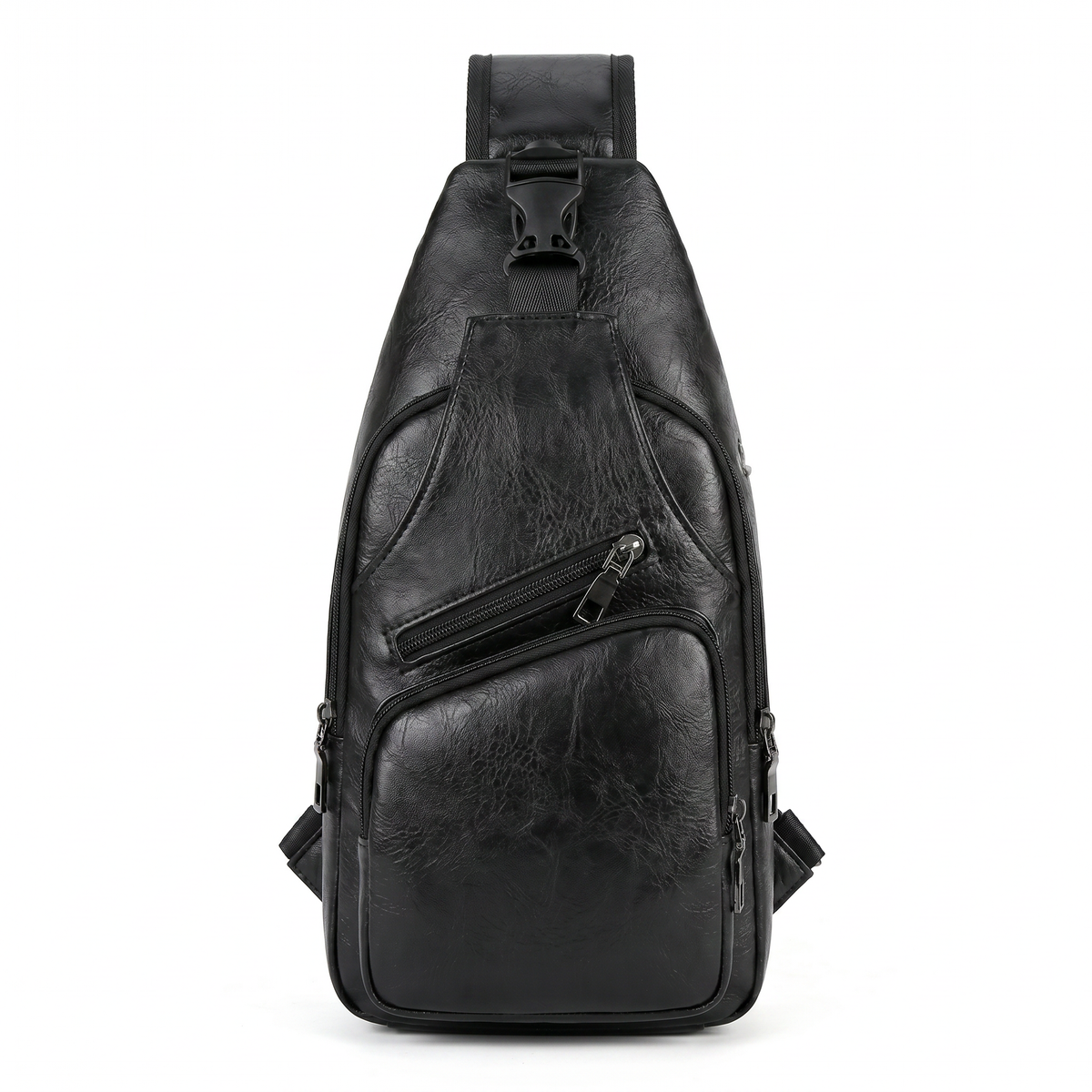 Leren Crossbodytas voor Heren in Bruin