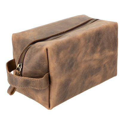 Eve Lederen Dopp Kit, Extra Groot