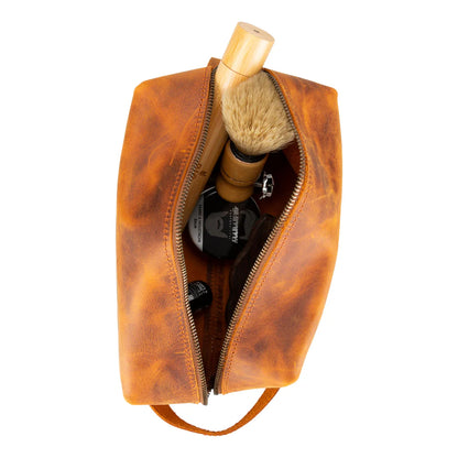 Eve Lederen Dopp Kit, Extra Groot