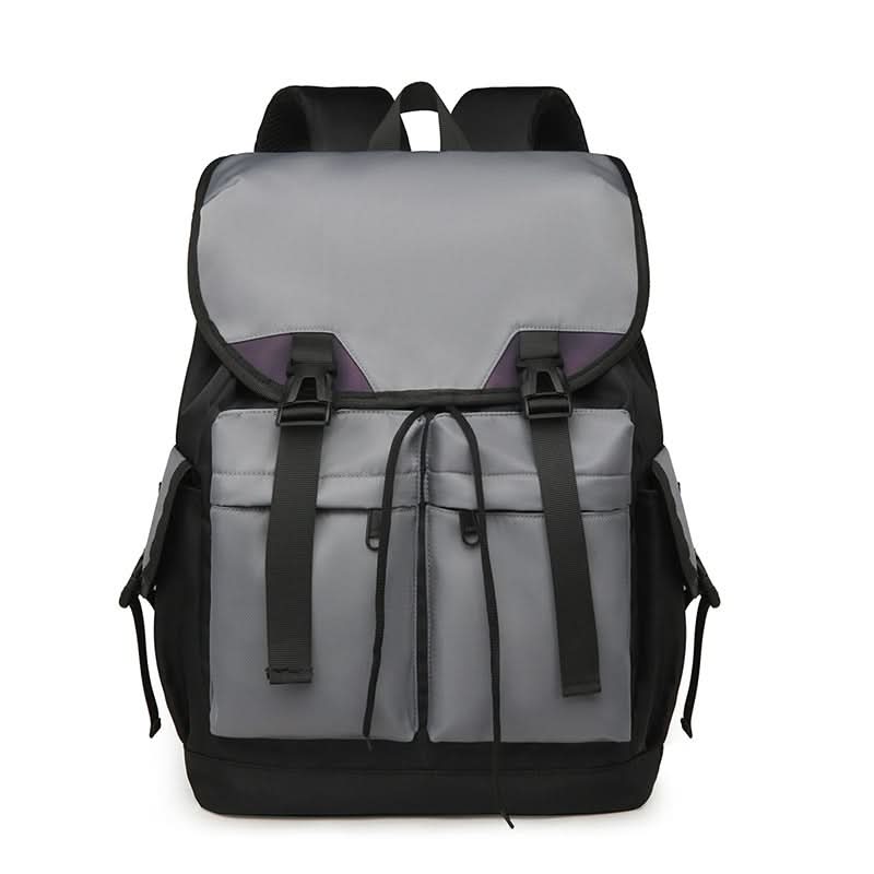 Ruime nylon rugzak als veelzijdige tas voor onderweg