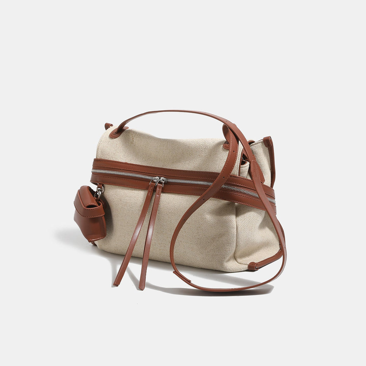 Ruim hoofdvak van de canvas tote bag voor dagelijkse essentials