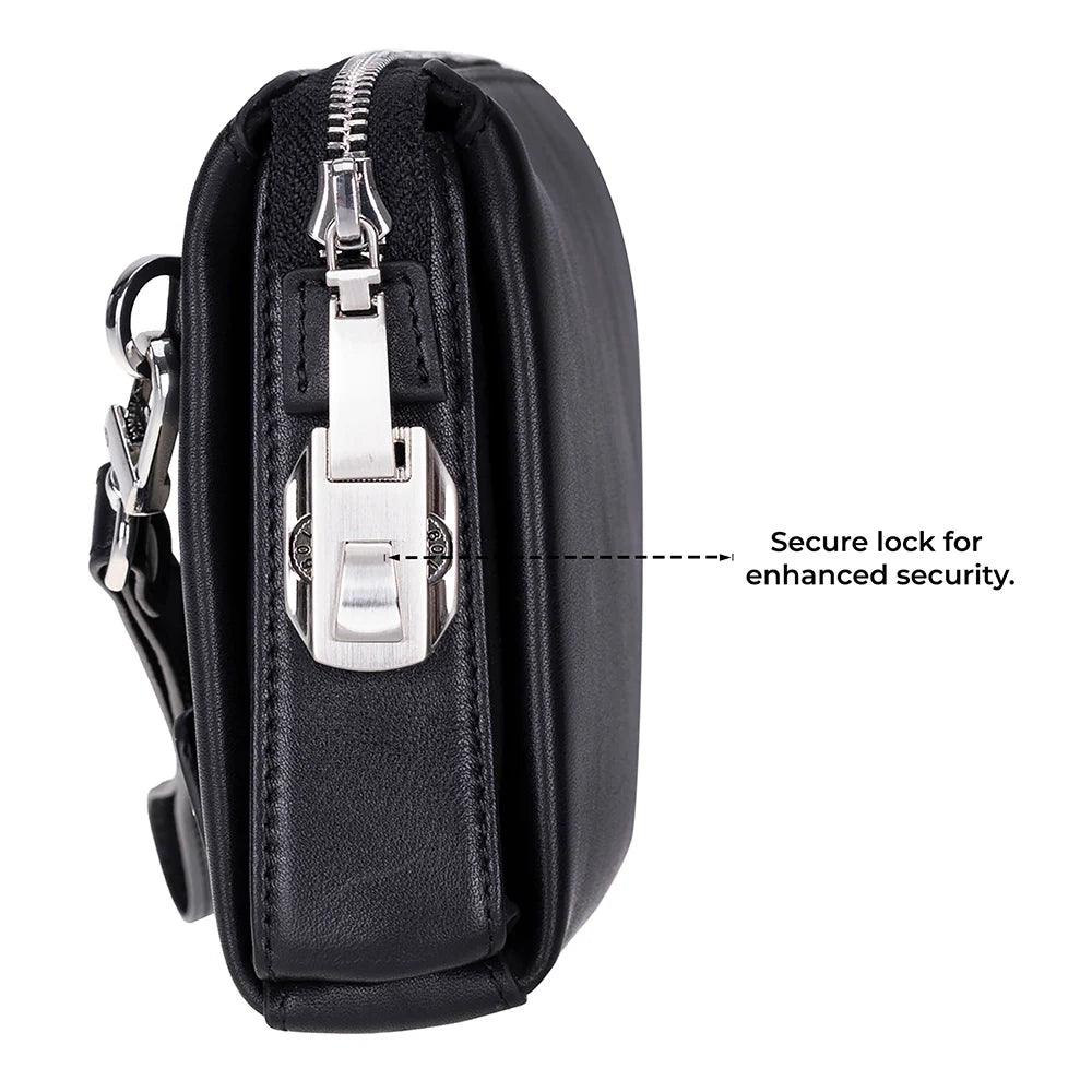 Lupus leren clutch tas