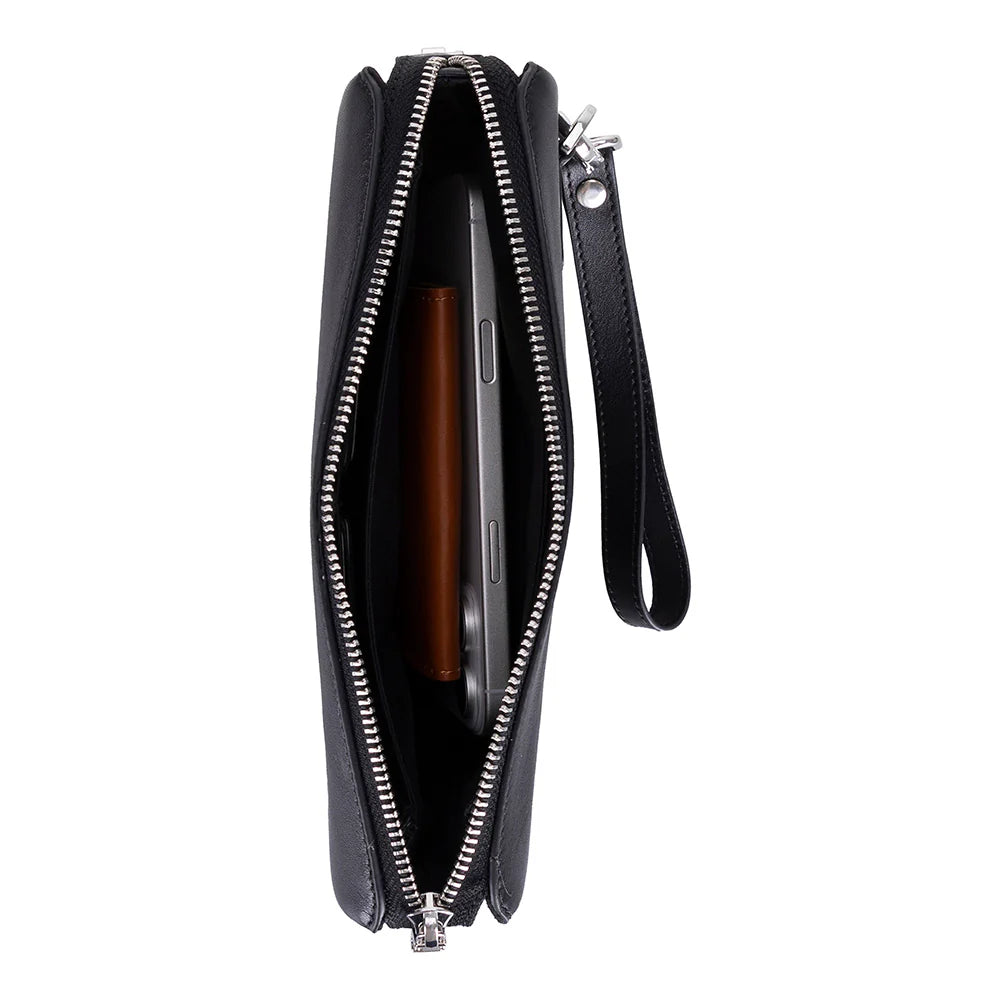 Lupus leren clutch tas