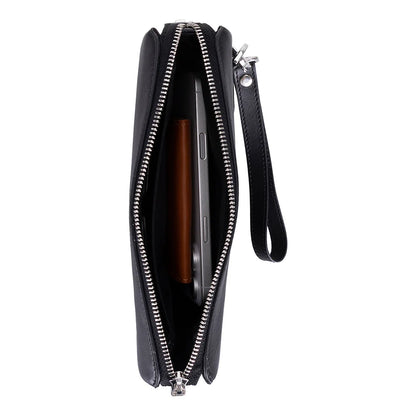 Lupus leren clutch tas