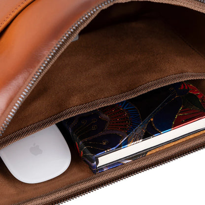 Leeds Slanke Leren Laptoptas / Tablethoes