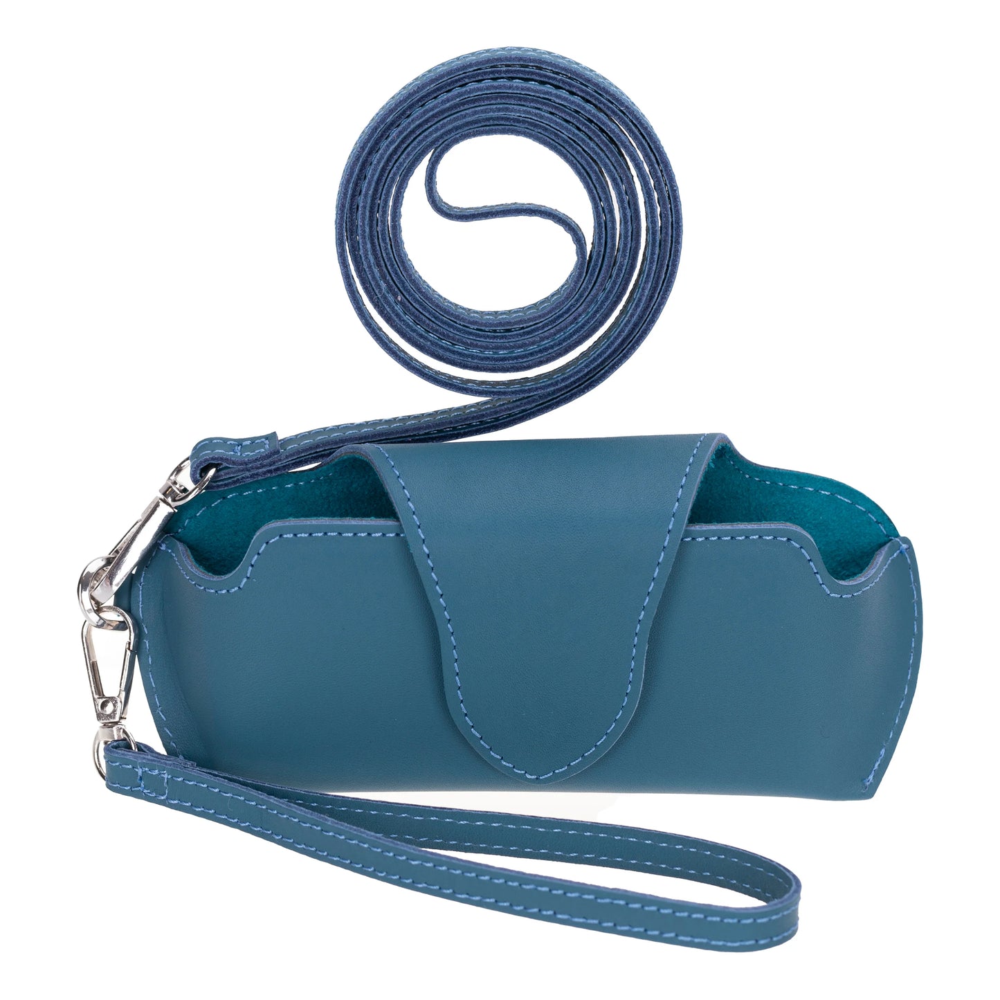 Riviera leren brillenhoes