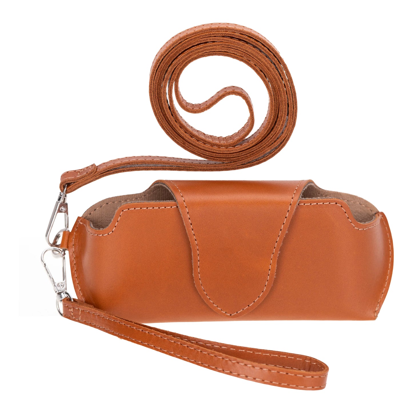 Riviera leren brillenhoes