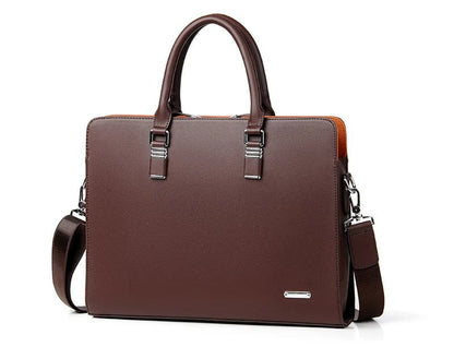 Laptoptas 13 tot 16 Inch met Leren Look en Schouderriem