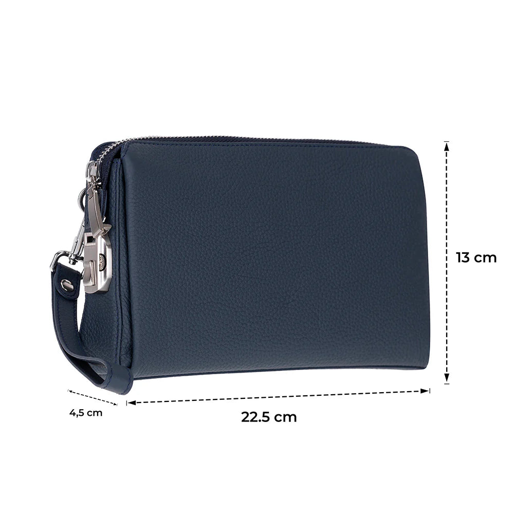 Lupus leren clutch tas