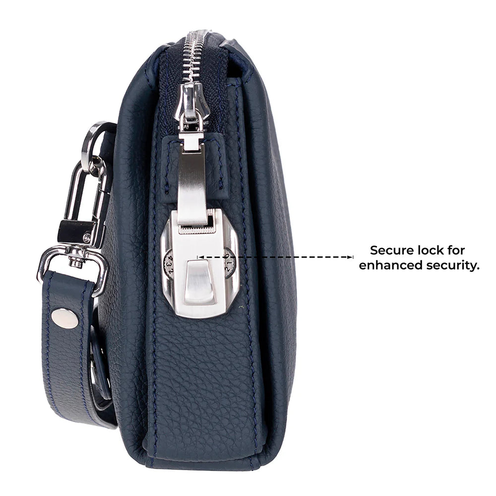 Lupus leren clutch tas