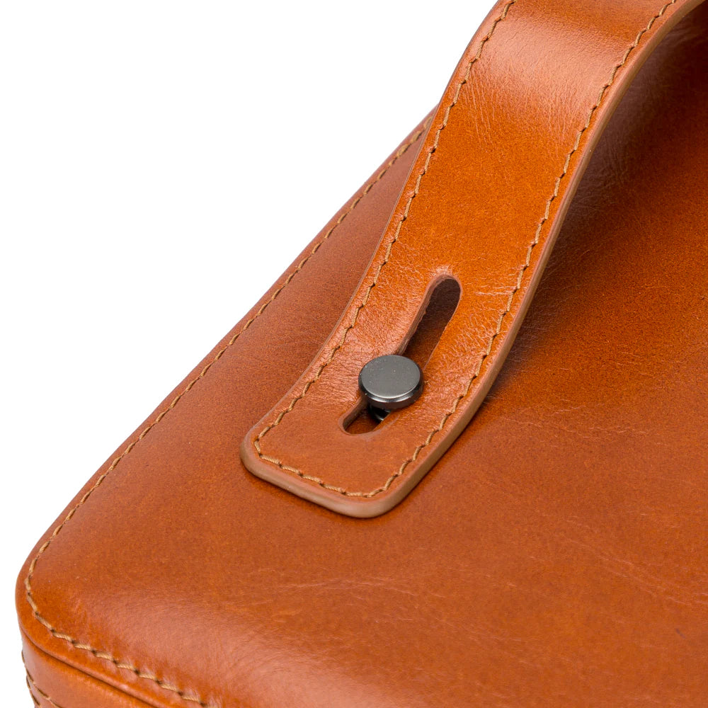 Leren Kabel Organizer voor Reizen