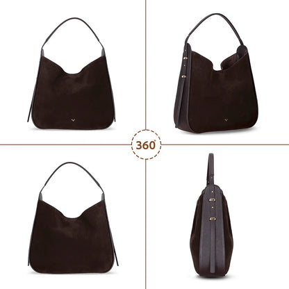 Carina suède lederen damestas