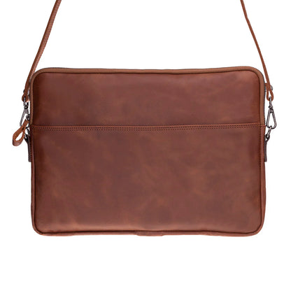 Leeds Slanke Leren Laptoptas / Tablethoes