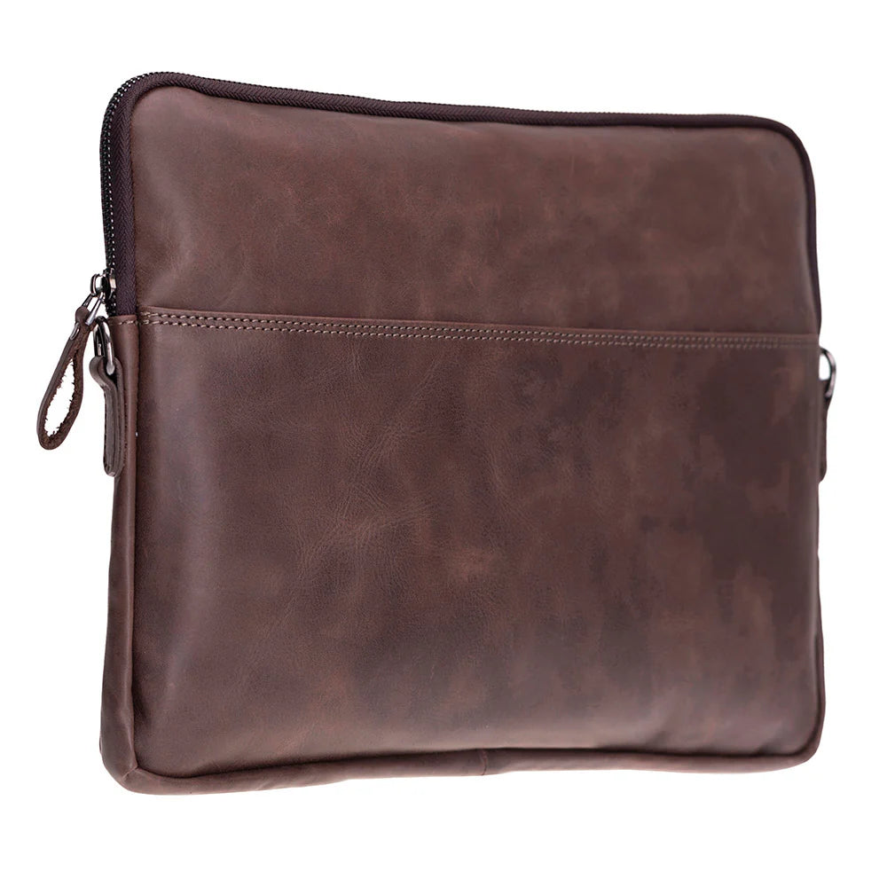 Leeds Slanke Leren Laptoptas / Tablethoes