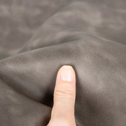 Bureaulegger van natuurlijk leer, medium formaat